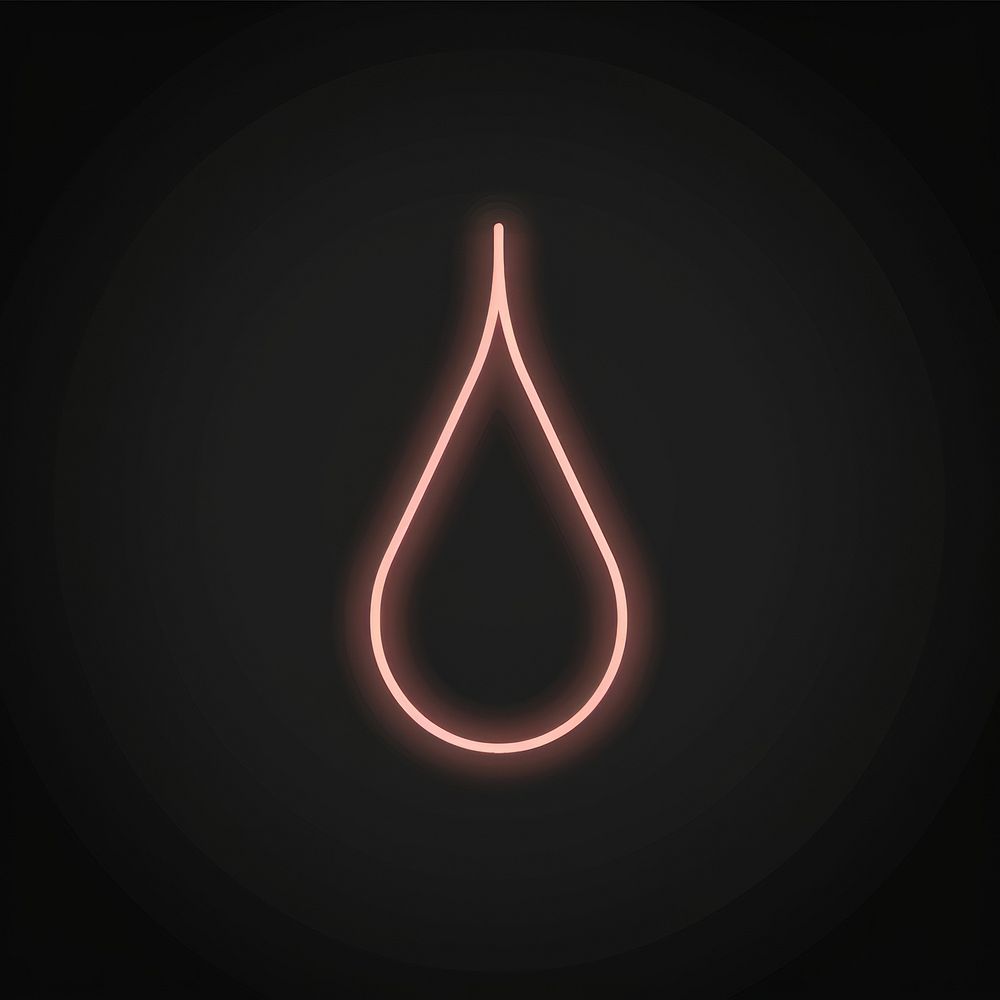 Water drop icon light.