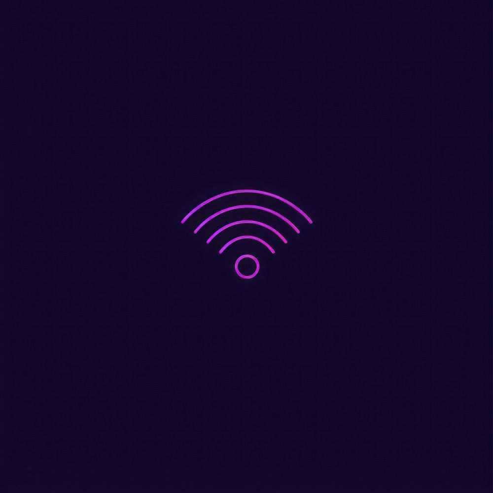 Wifi icon purple astronomy outdoors.