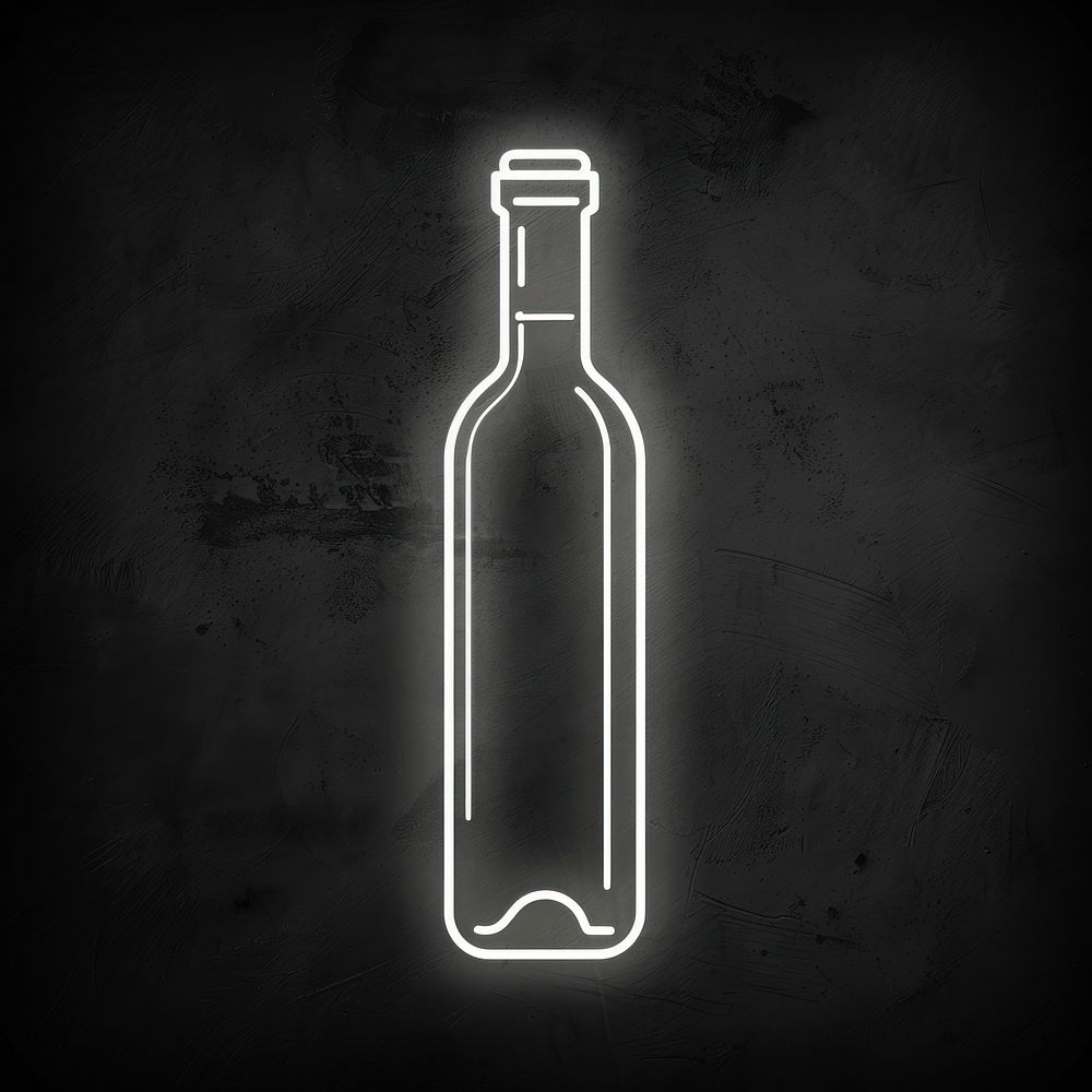 Wine bottle icon beverage alcohol liquor.