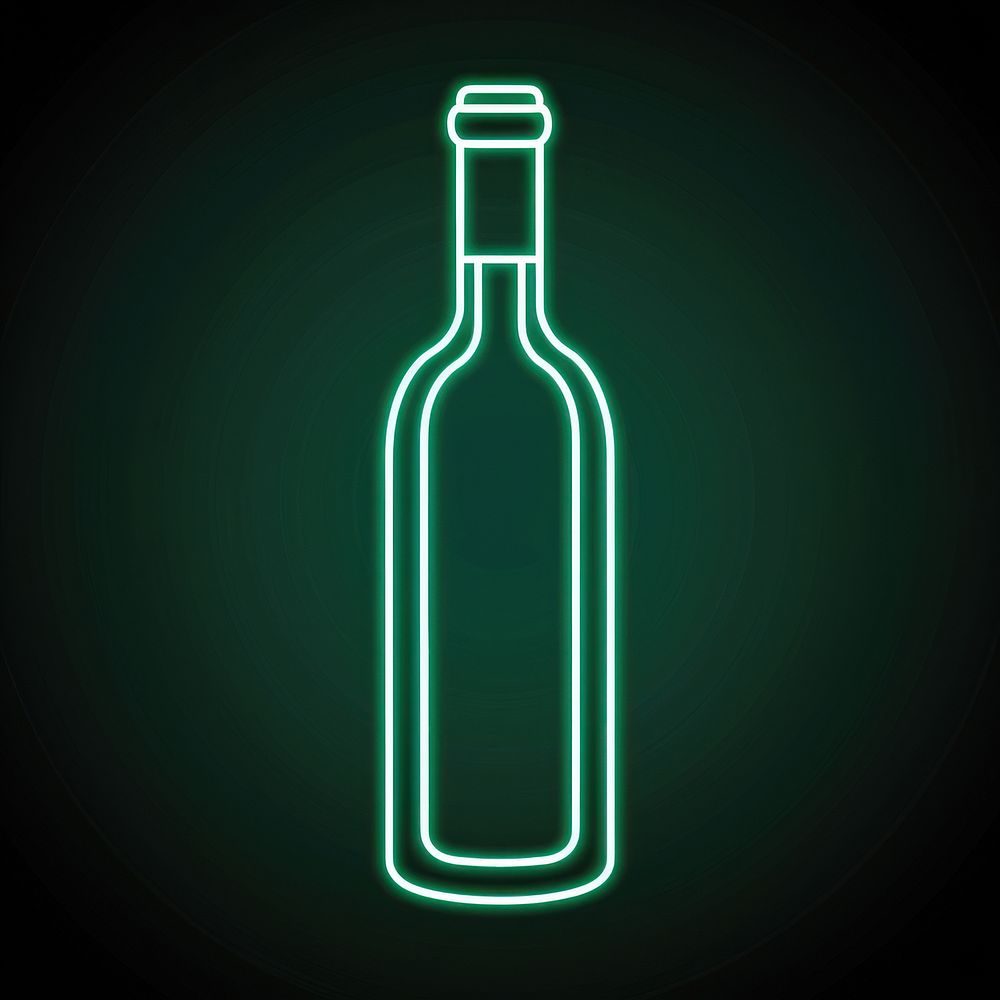 Wine bottle icon beverage alcohol liquor.