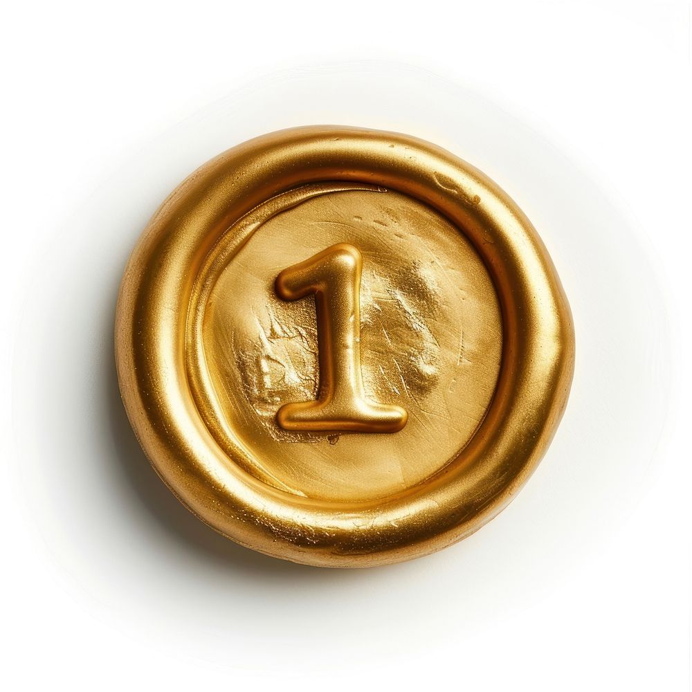 Letter number 1 gold accessories | Free Photo - rawpixel