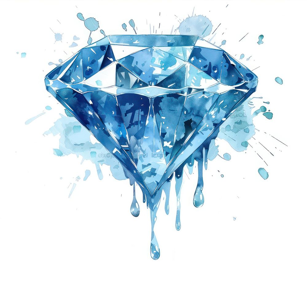 Graffiti blue diamond accessories chandelier accessory.