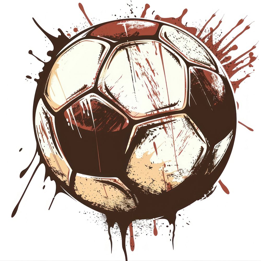 Graffiti football soccer sports animal.