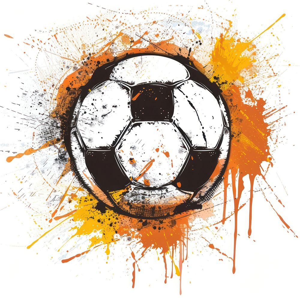 Graffiti football art soccer sports.