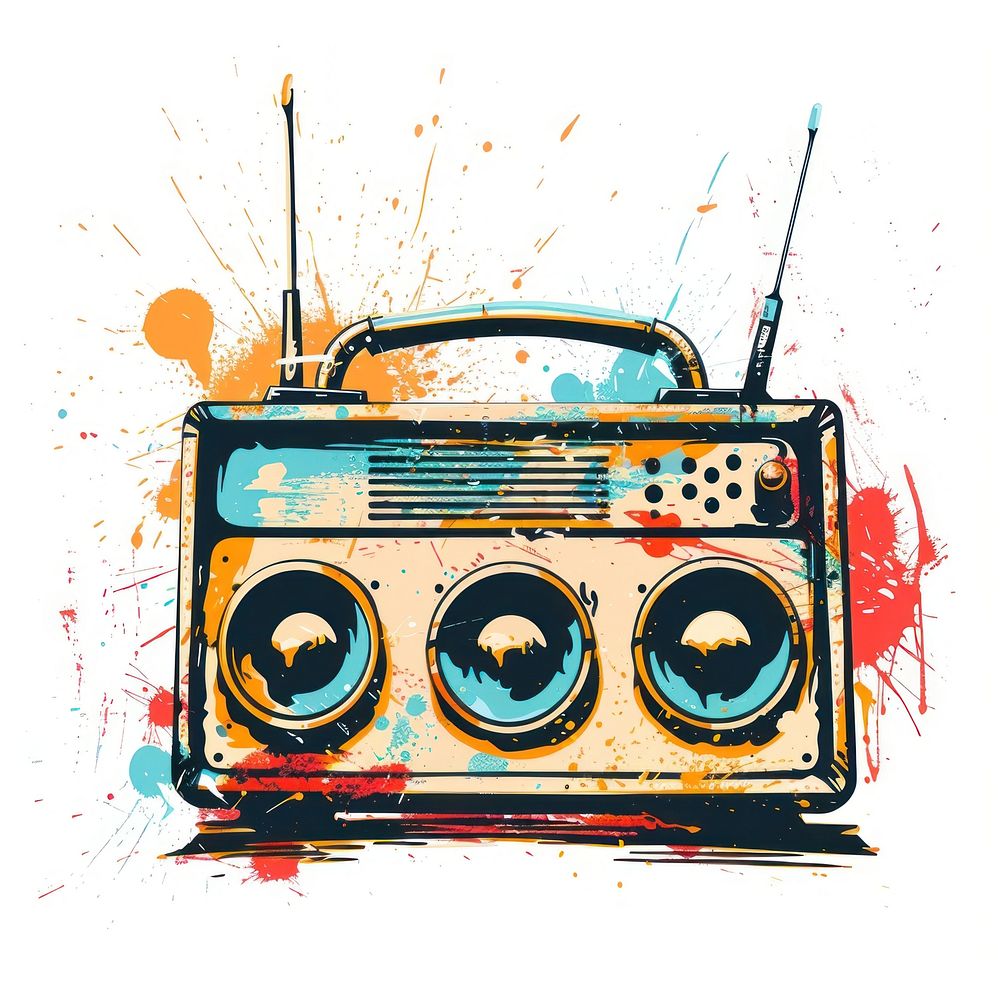 Graffiti radio music art electronics .