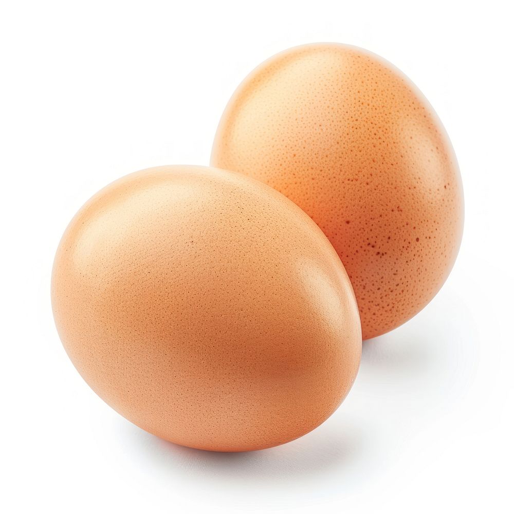 2 eggs food white background simplicity.