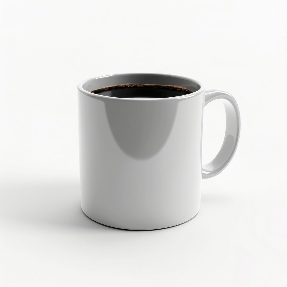 Mock up mug coffee drink cup.