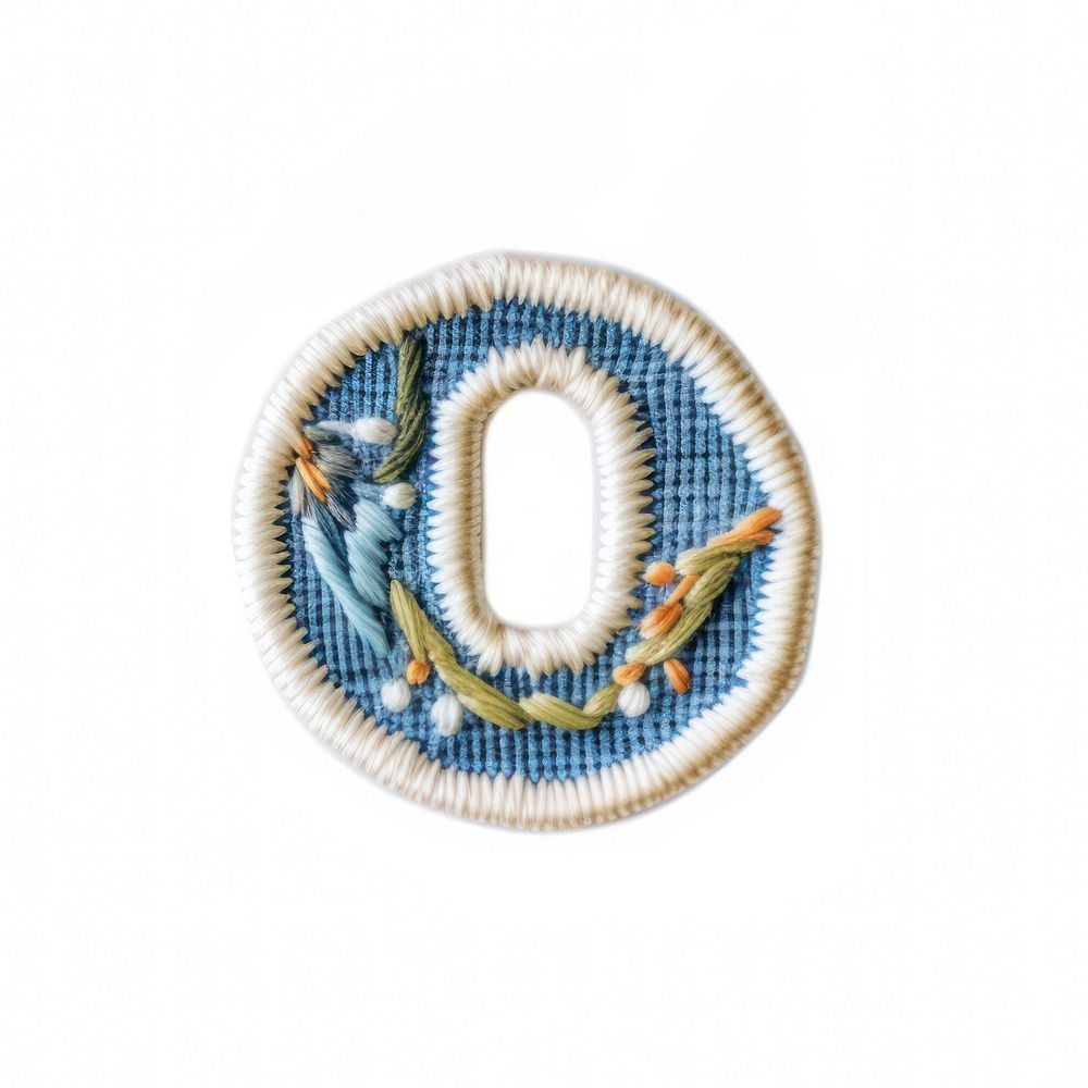 Full Stop embroidery pattern symbol.