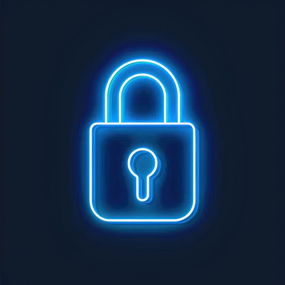 Lock icon security person human.