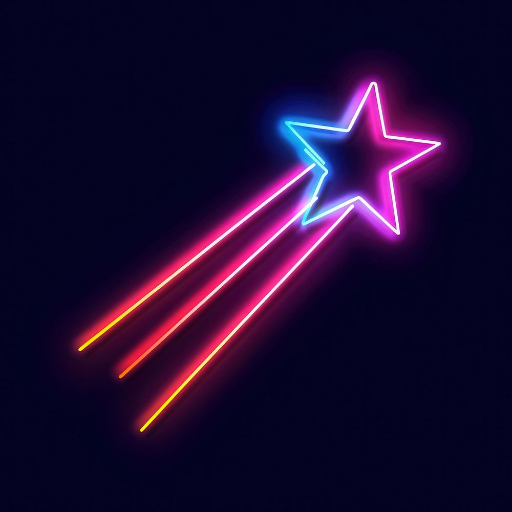 Shooting star neon dynamite weaponry.