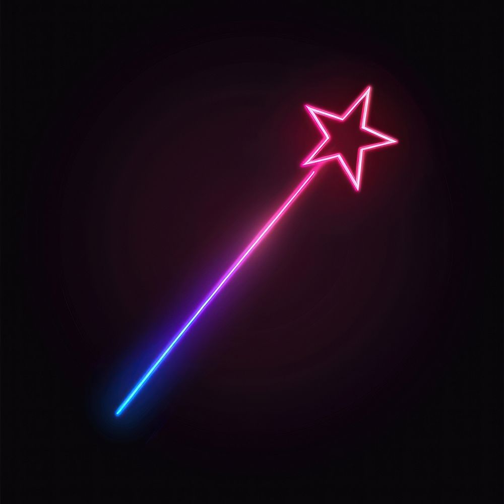 Shooting star light laser.