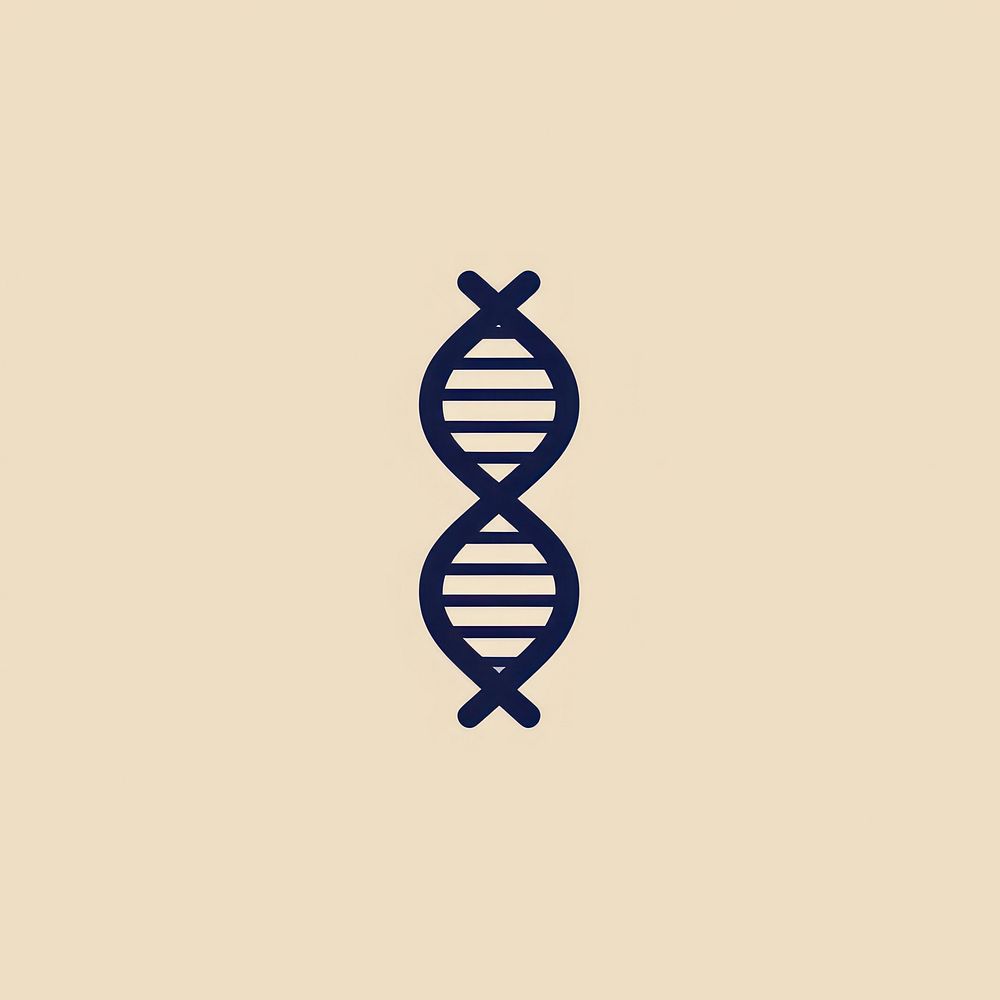 Black minimalist DNA logo design dynamite weaponry science.