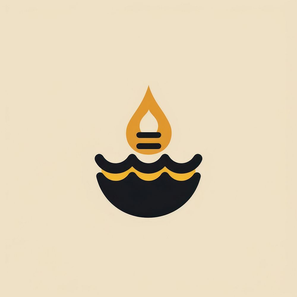 Black minimalist patagonia logo design circle yellow person.