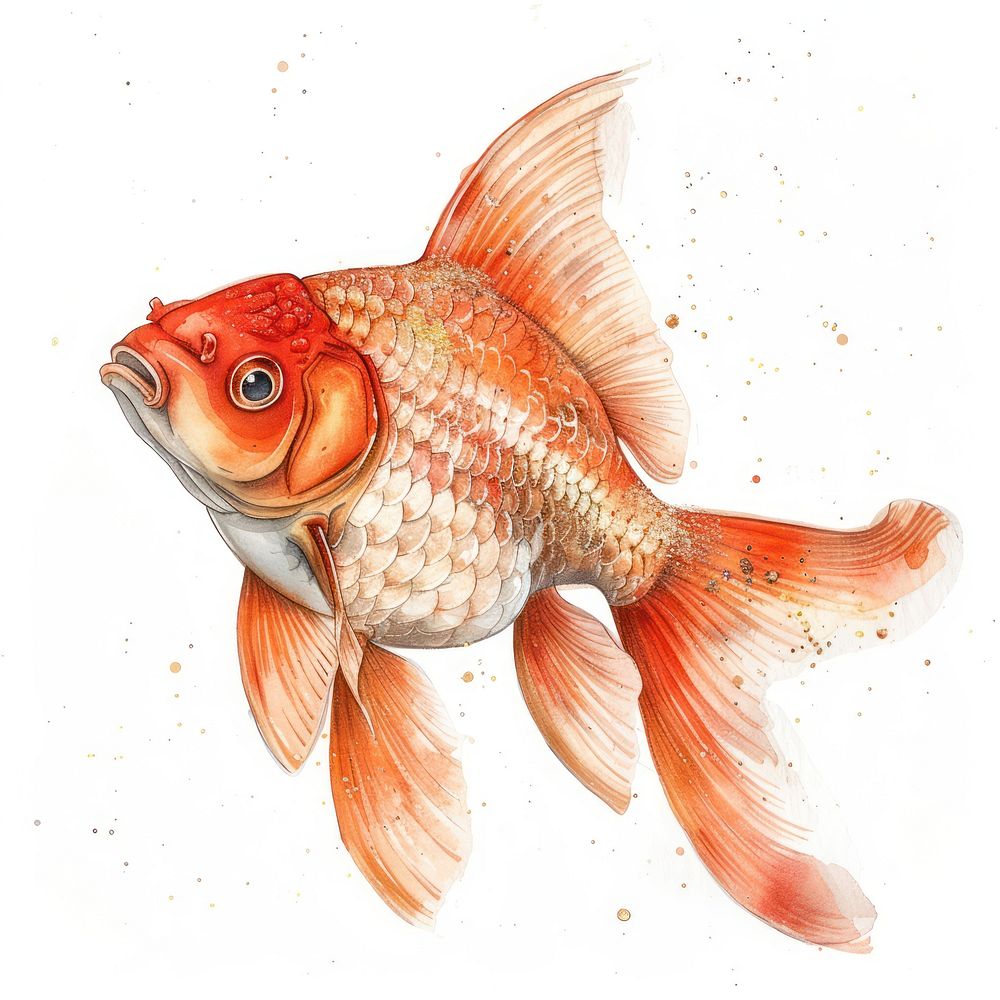 A goldfish animal sea life.