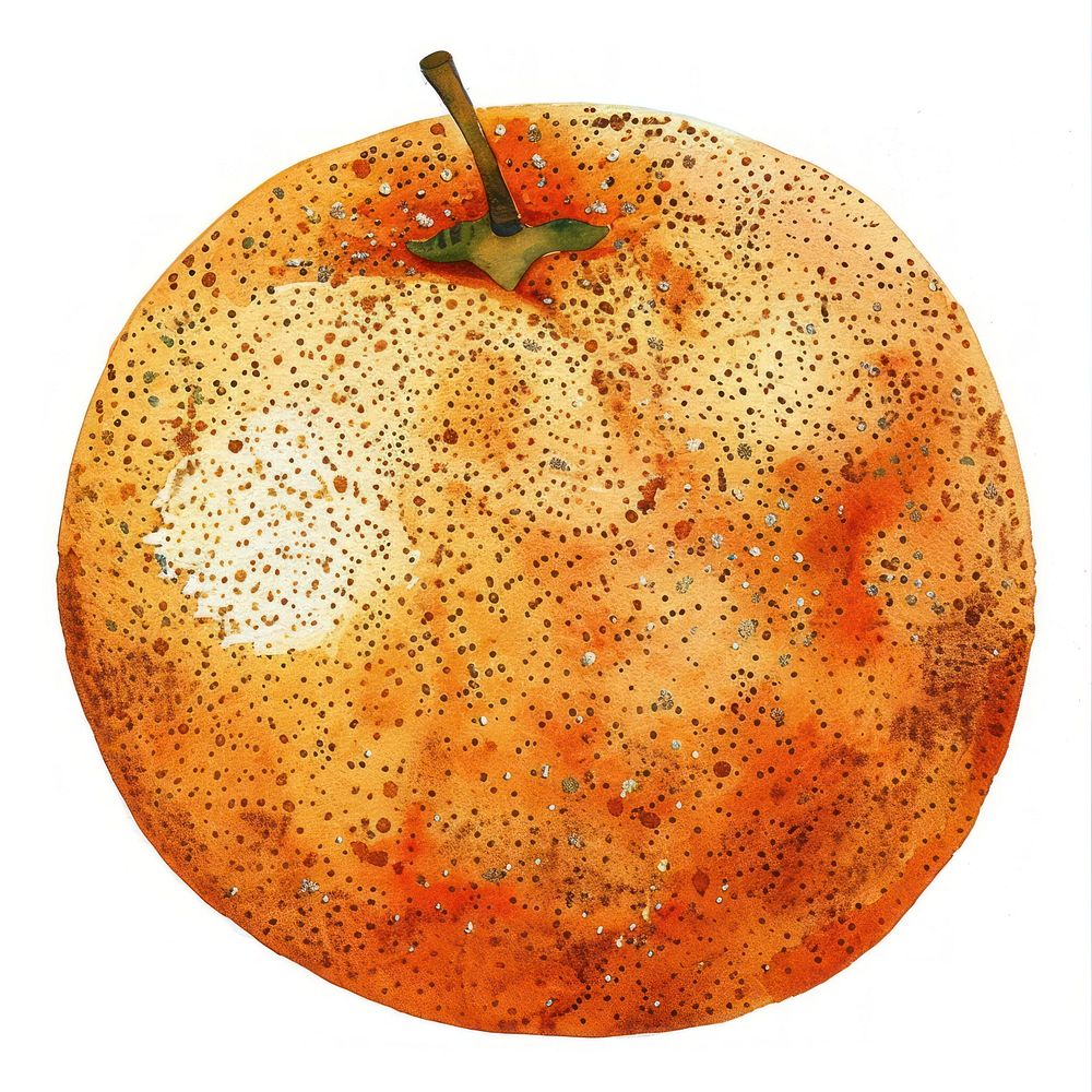A orange fruit grapefruit produce device.