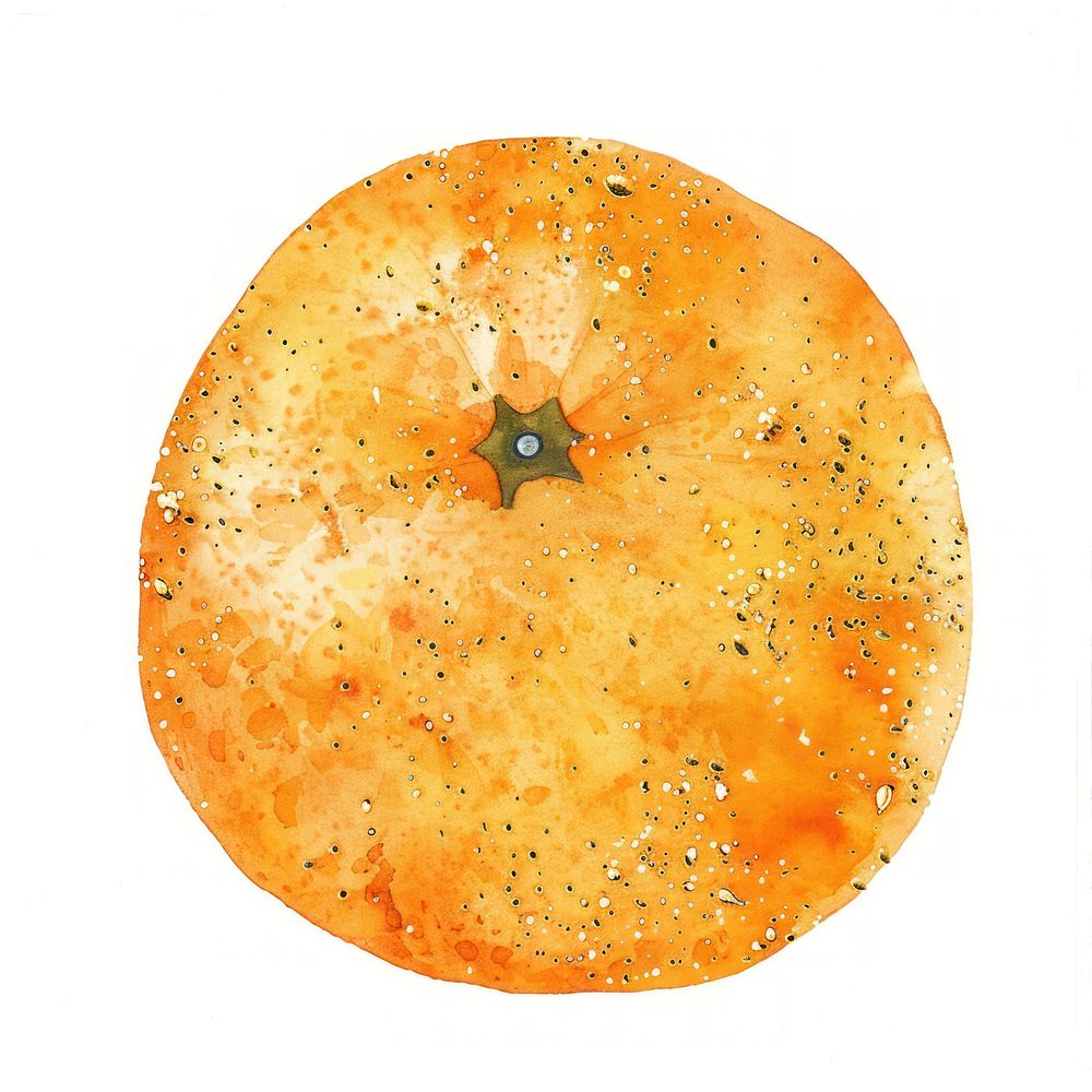 A orange fruit astronomy outdoors produce.