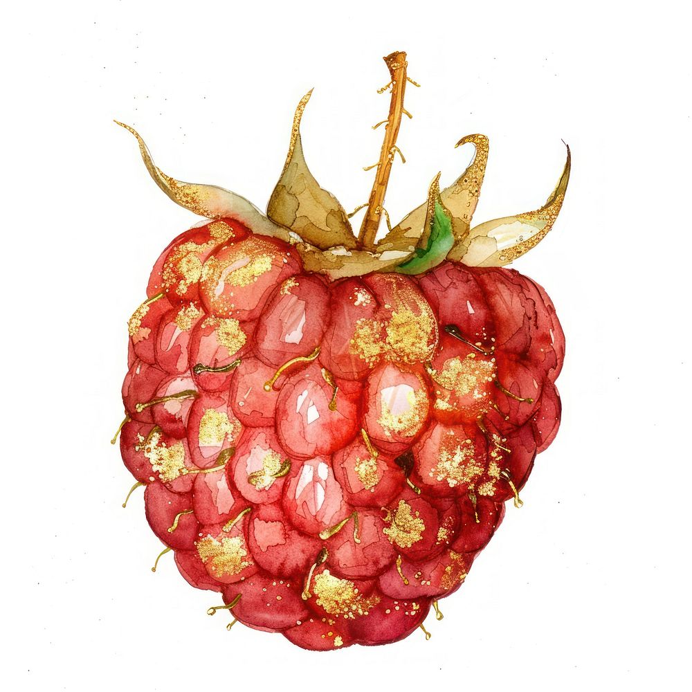 A raspberry produce ketchup fruit.