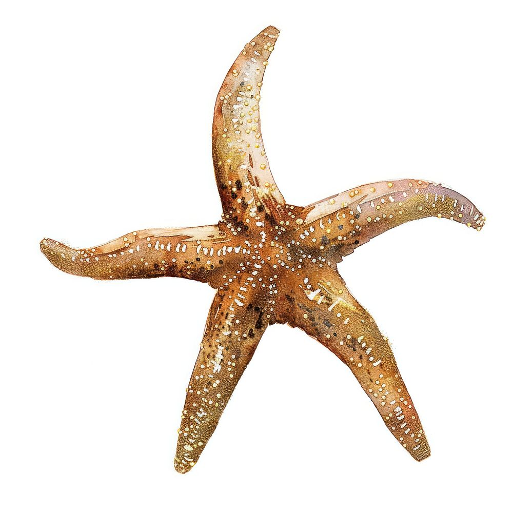 A starfish invertebrate animal symbol.