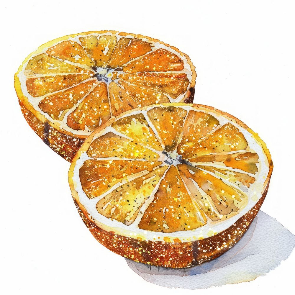 Halved citrus grapefruit produce orange.