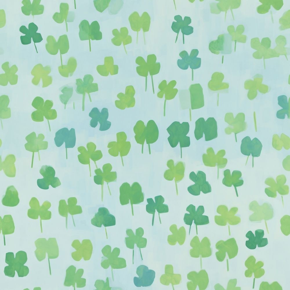 Chubby clover leaves pattern paper home decor.