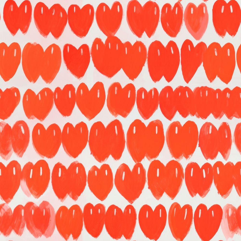 Red chubby hearts confectionery balloon sweets.