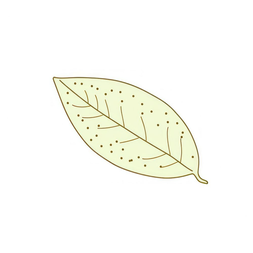 Simple leaf doodle jacuzzi tobacco plant.