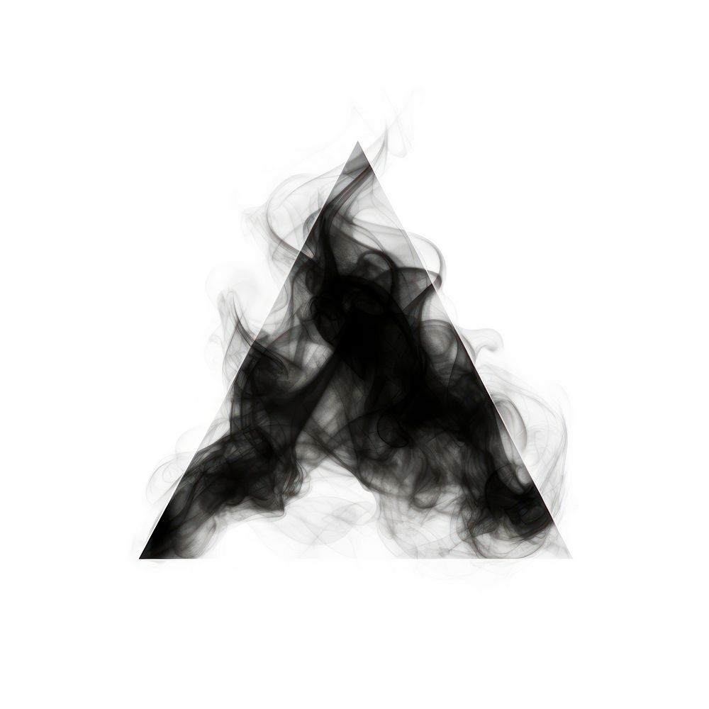 Abstract smoke of triangle wedding female person.