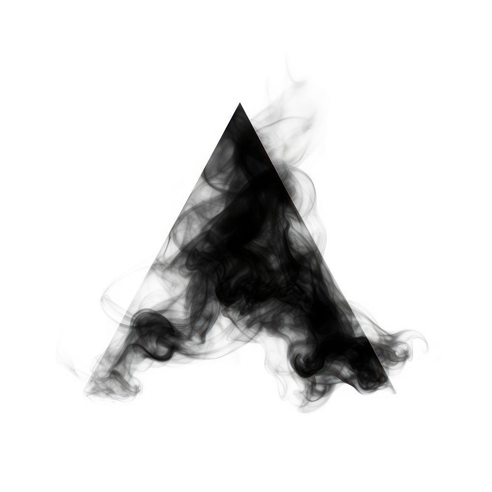 Abstract smoke of triangle wedding female person.