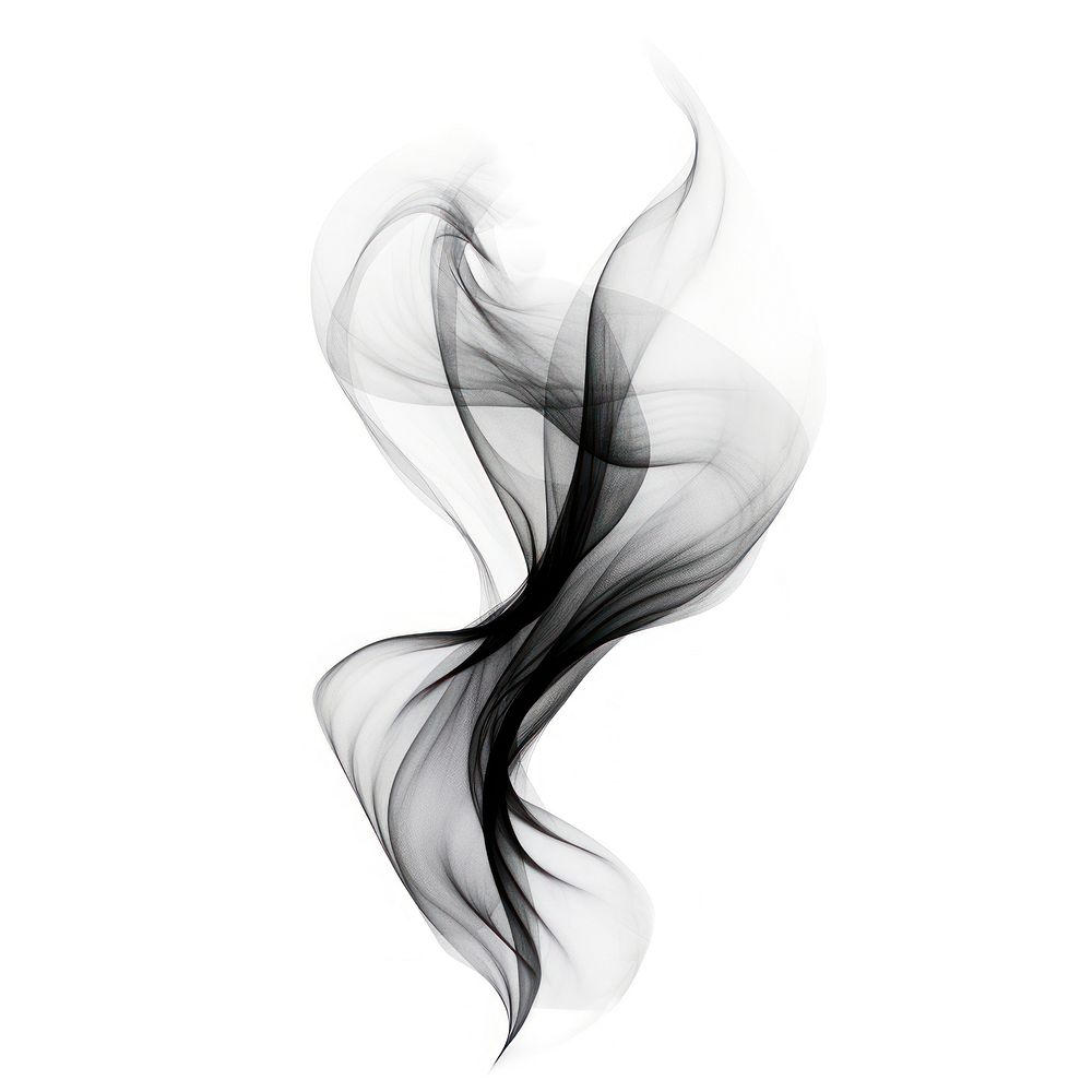 Abstract smoke of butterfly person tattoo human.