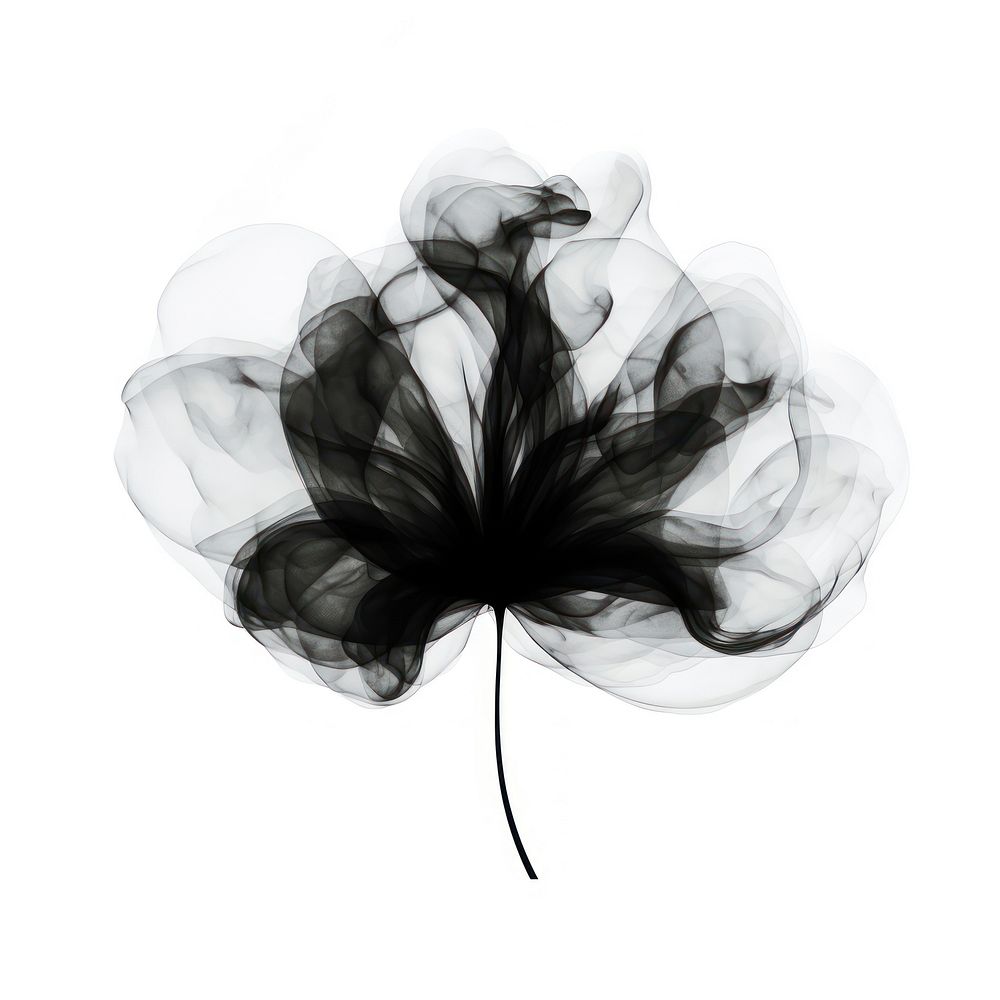 Abstract smoke of clover chandelier lamp.