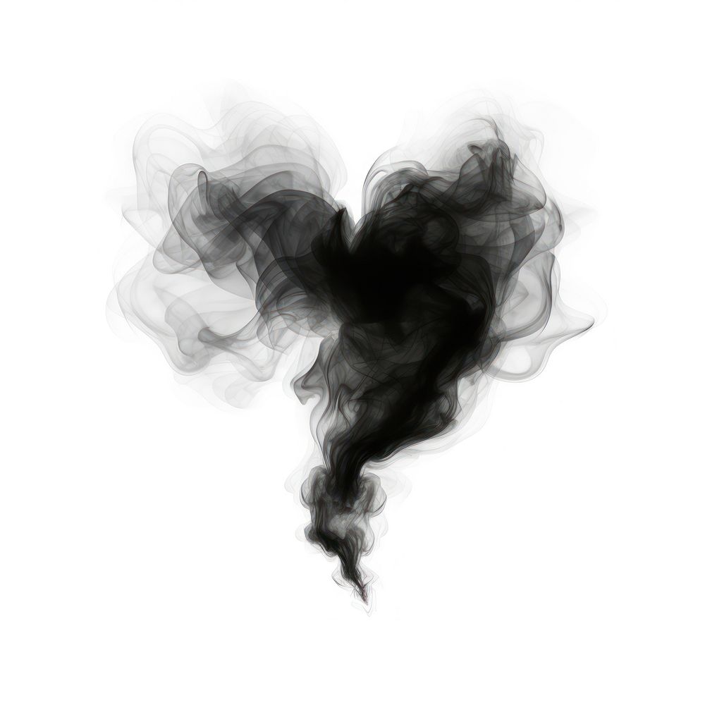 Abstract smoke of heart wedding female person.