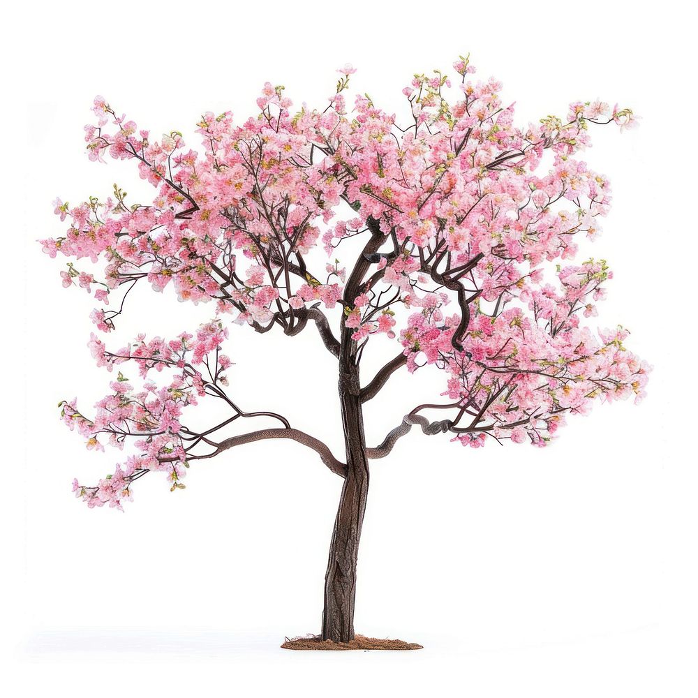 One sakura blossom flower plant tree.
