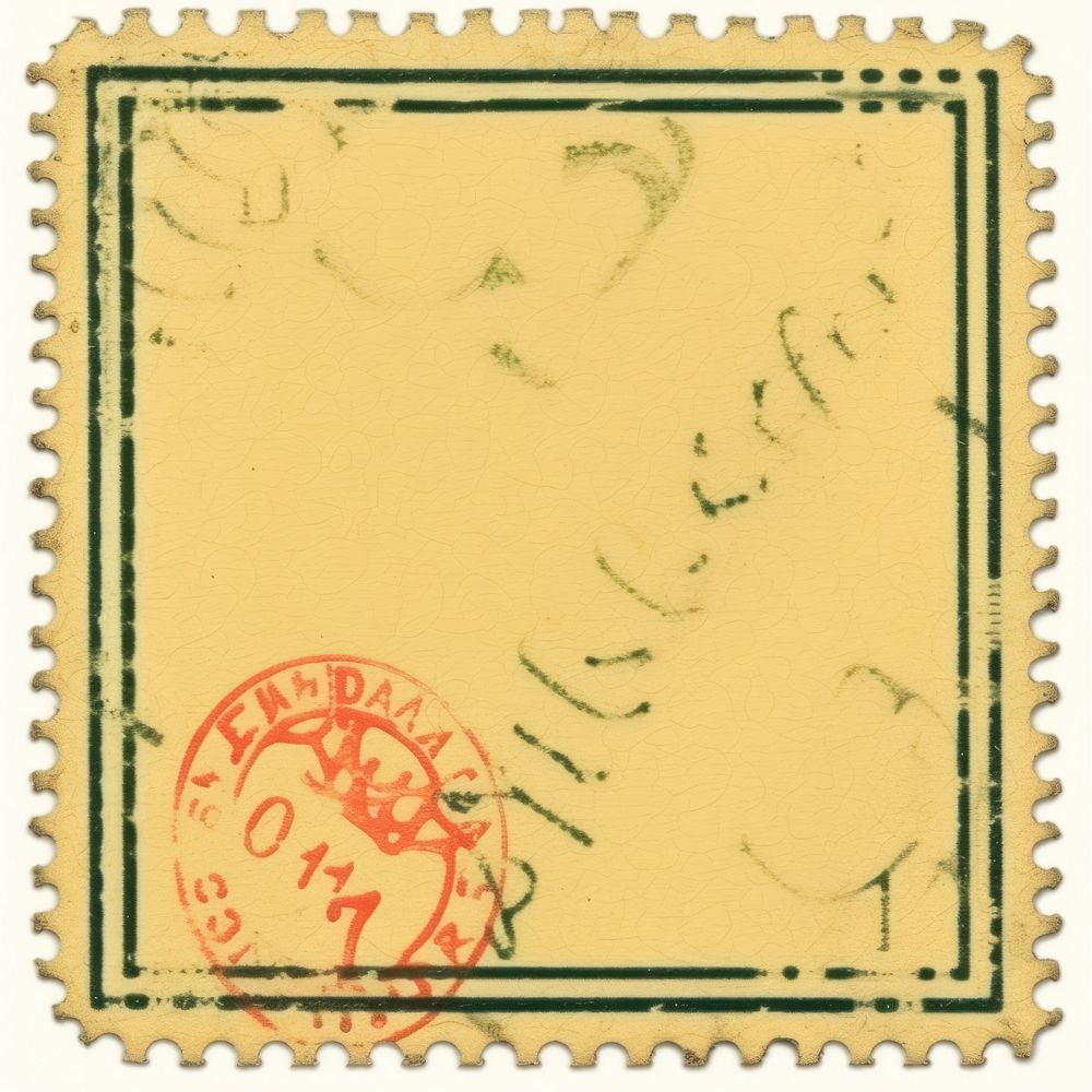 Vintage postage stamp backgrounds paper calligraphy.