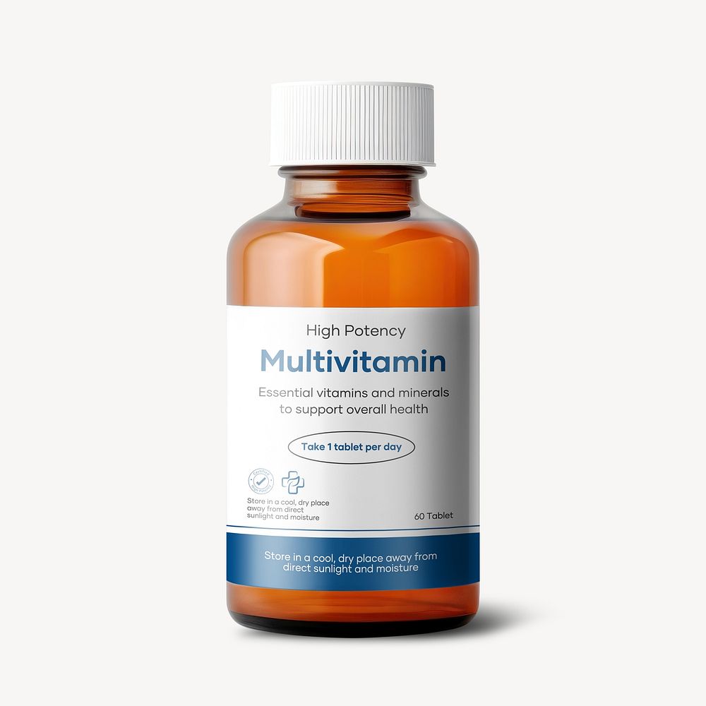 Multivitamin bottle
