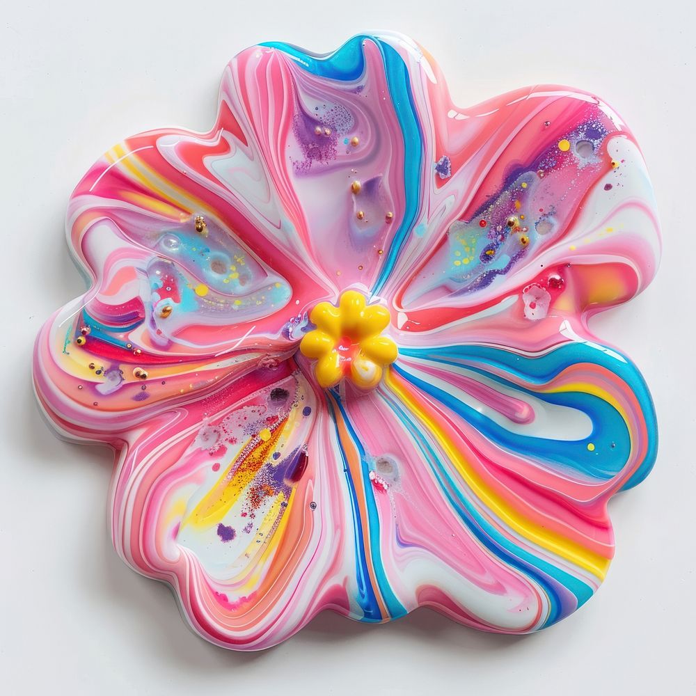 Resin shape flower confectionery accessories creativity.