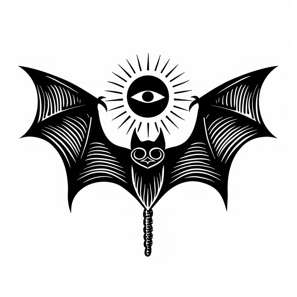 Bat black logo bat.
