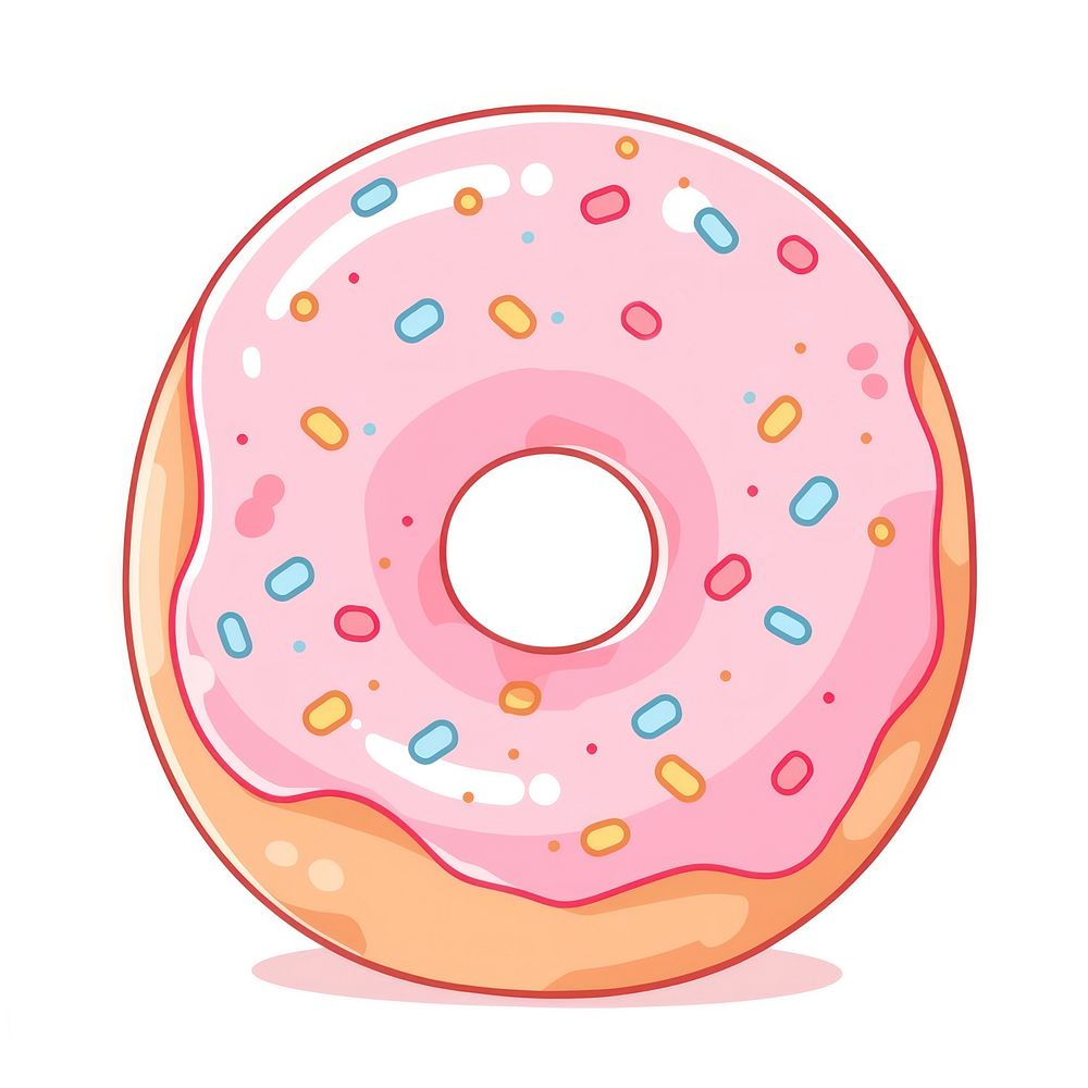 Donut food confectionery doughnut.