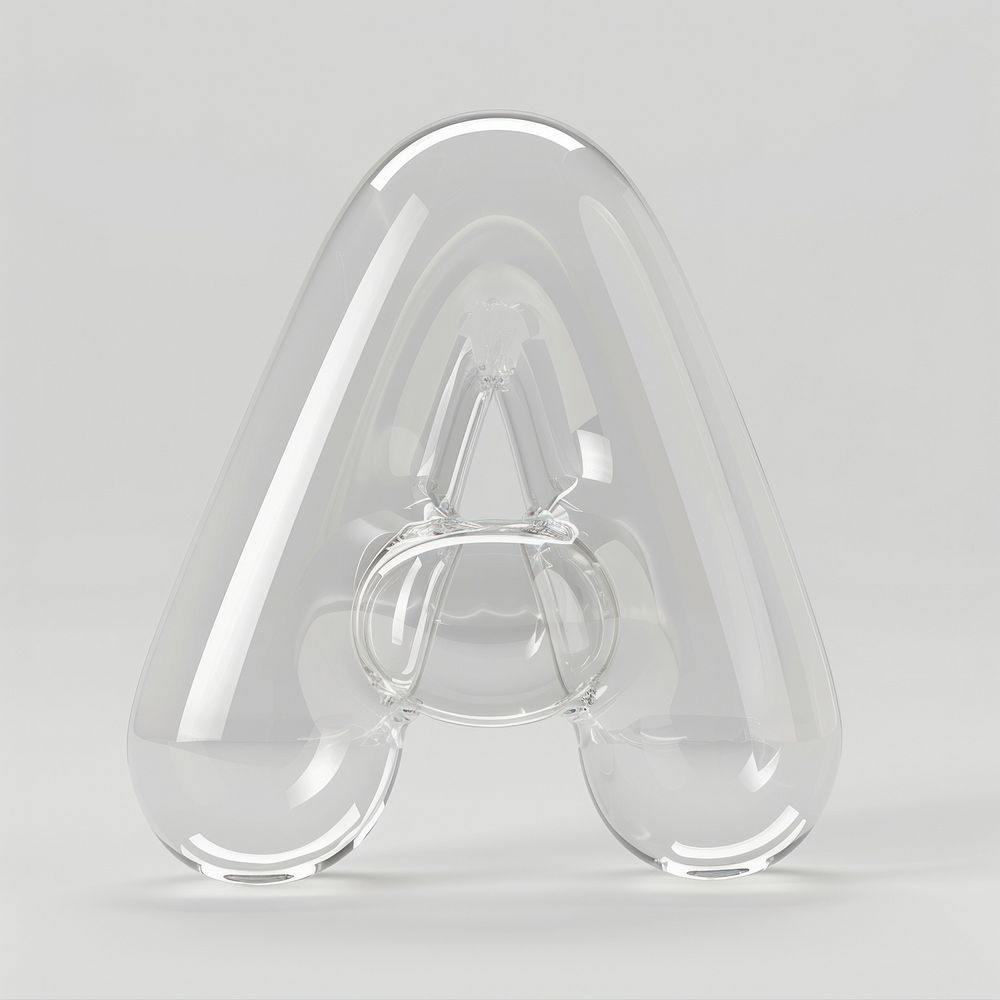 Letter A glass furniture pottery.