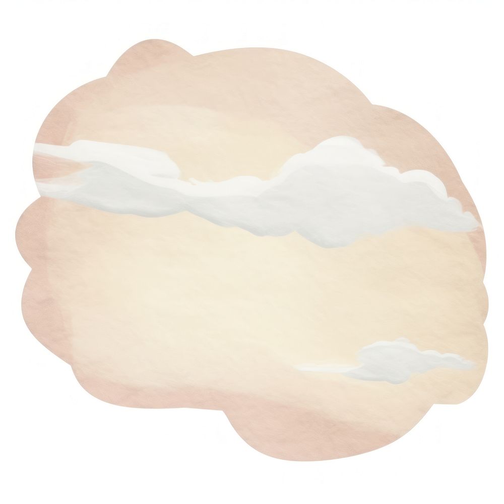 Cloud shape ripped paper backgrounds white background textured.