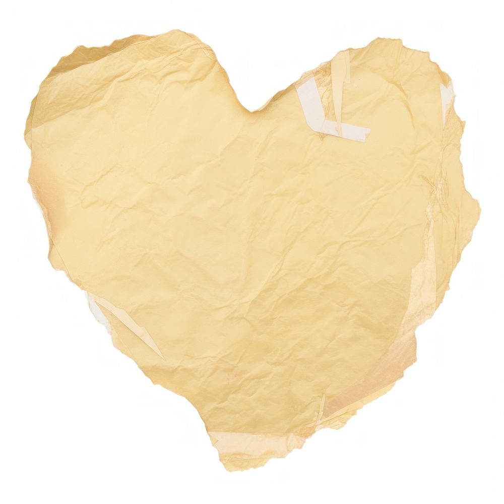 Gold heart ripped paper backgrounds white background textured.