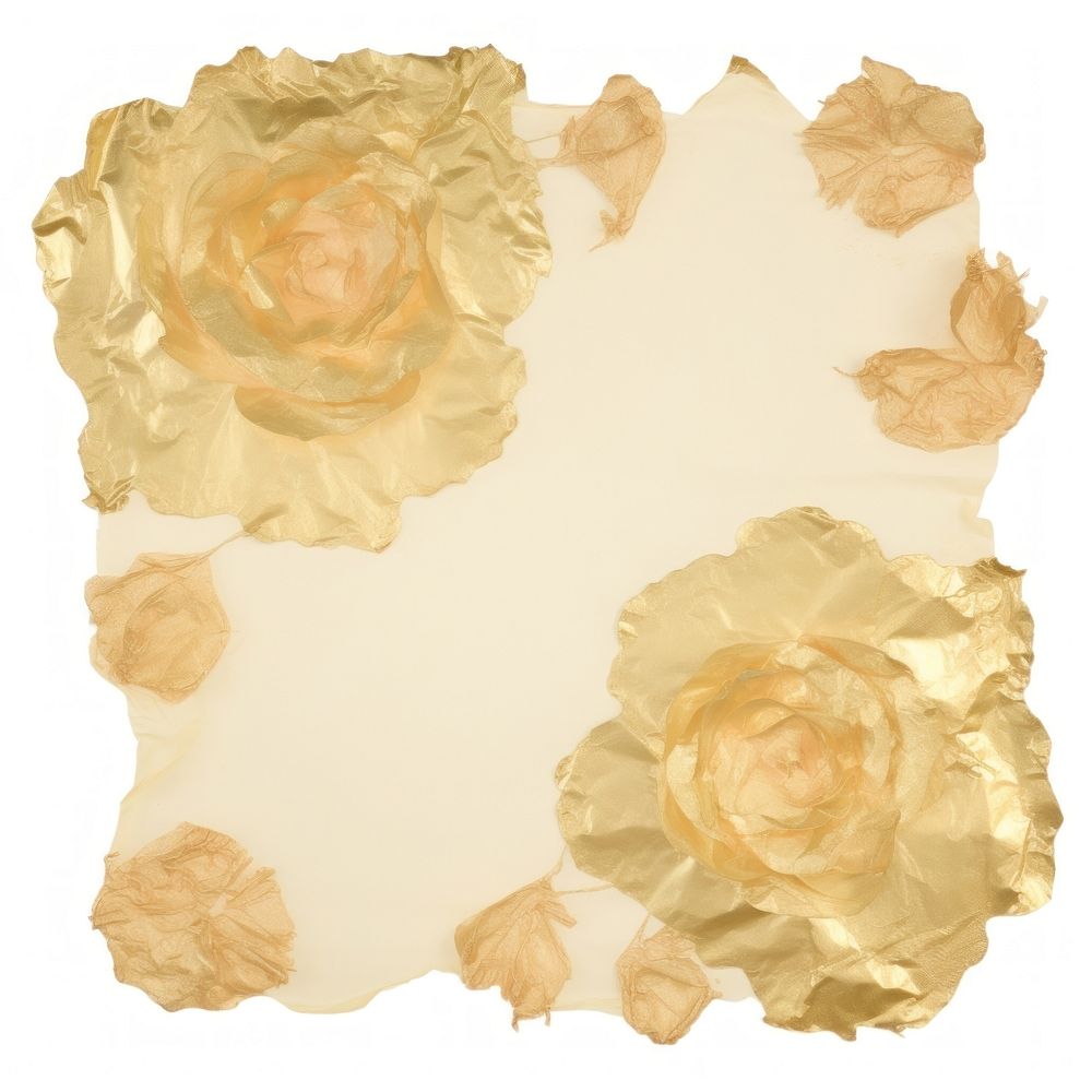Gold roses ripped paper backgrounds flower petal.
