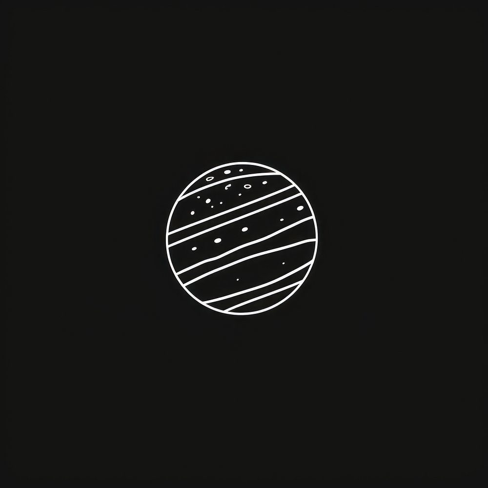 Venus planet logo astronomy shape.