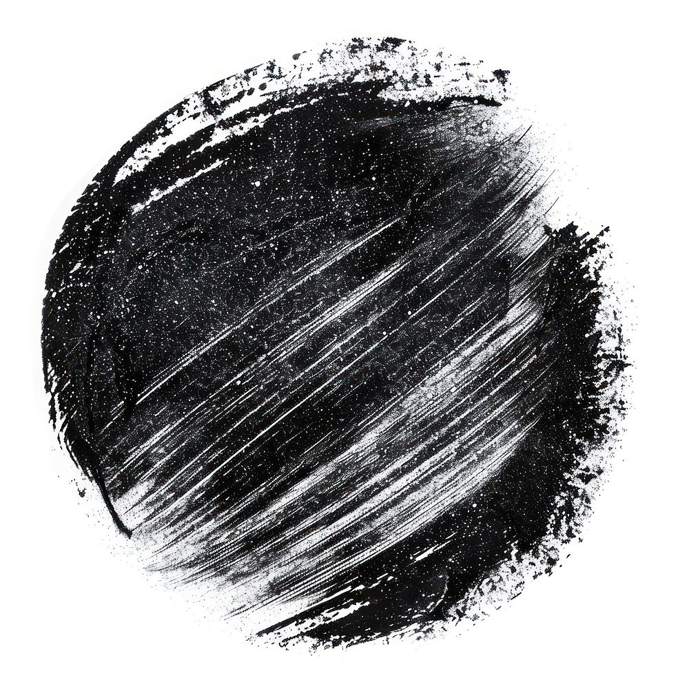 Circle shape brush strokes backgrounds drawing sketch.