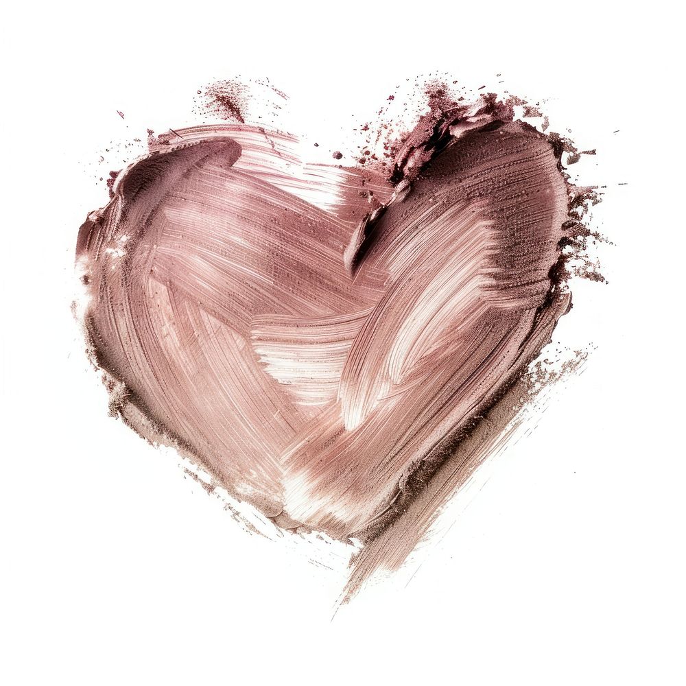 Heart shape brush strokes backgrounds drawing sketch.