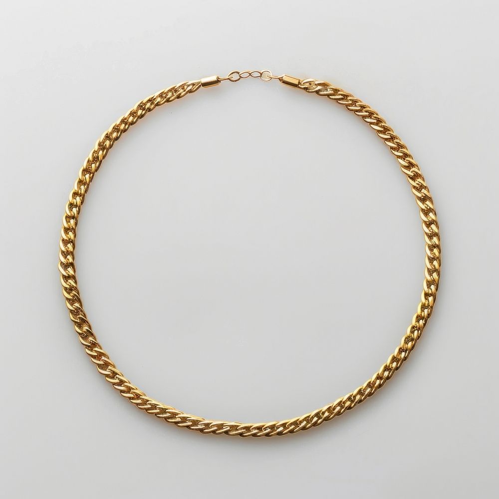 A jewelry necklace minimalist gold white background accessories.