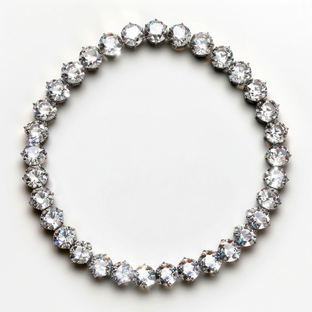 A jewelry necklace minimalist bracelet gemstone diamond.