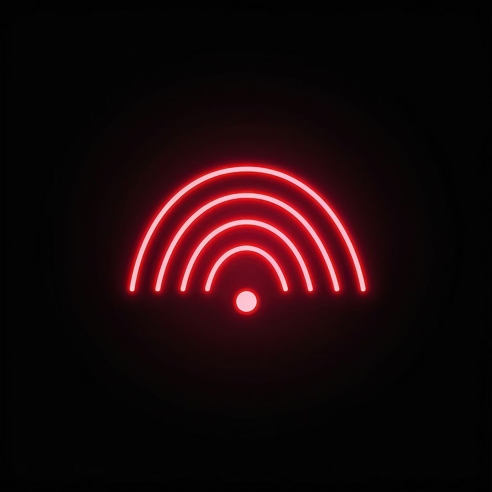 Wifi icon light night line. | Premium Photo Illustration - rawpixel