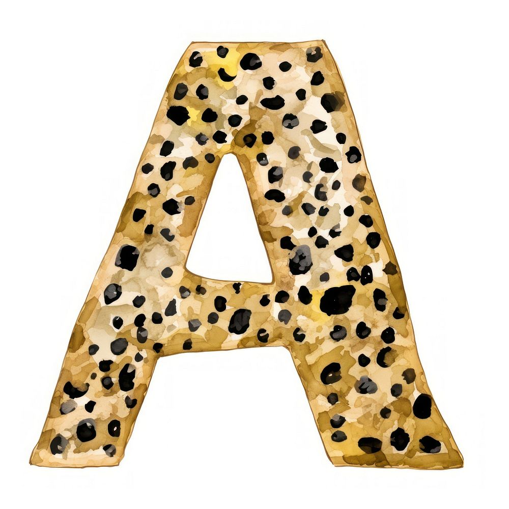 Alphabet A ripped paper shape font text.