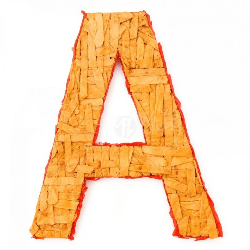 Alphabet A text letter font.