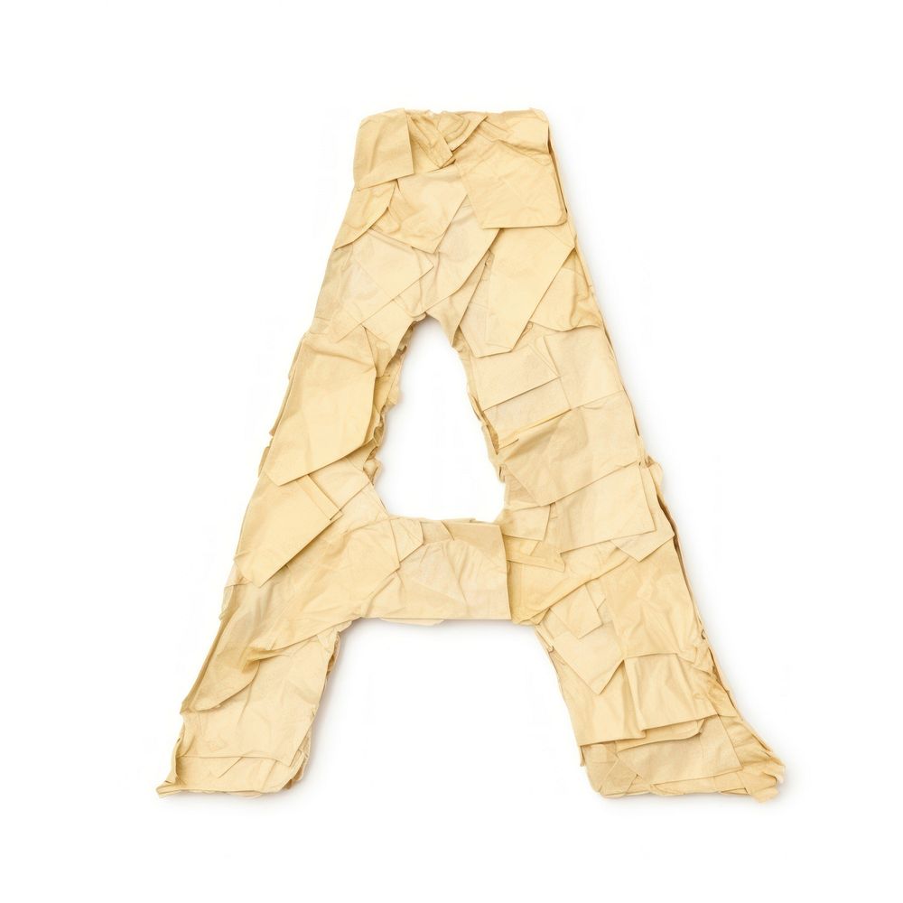 Alphabet A letter paper font.